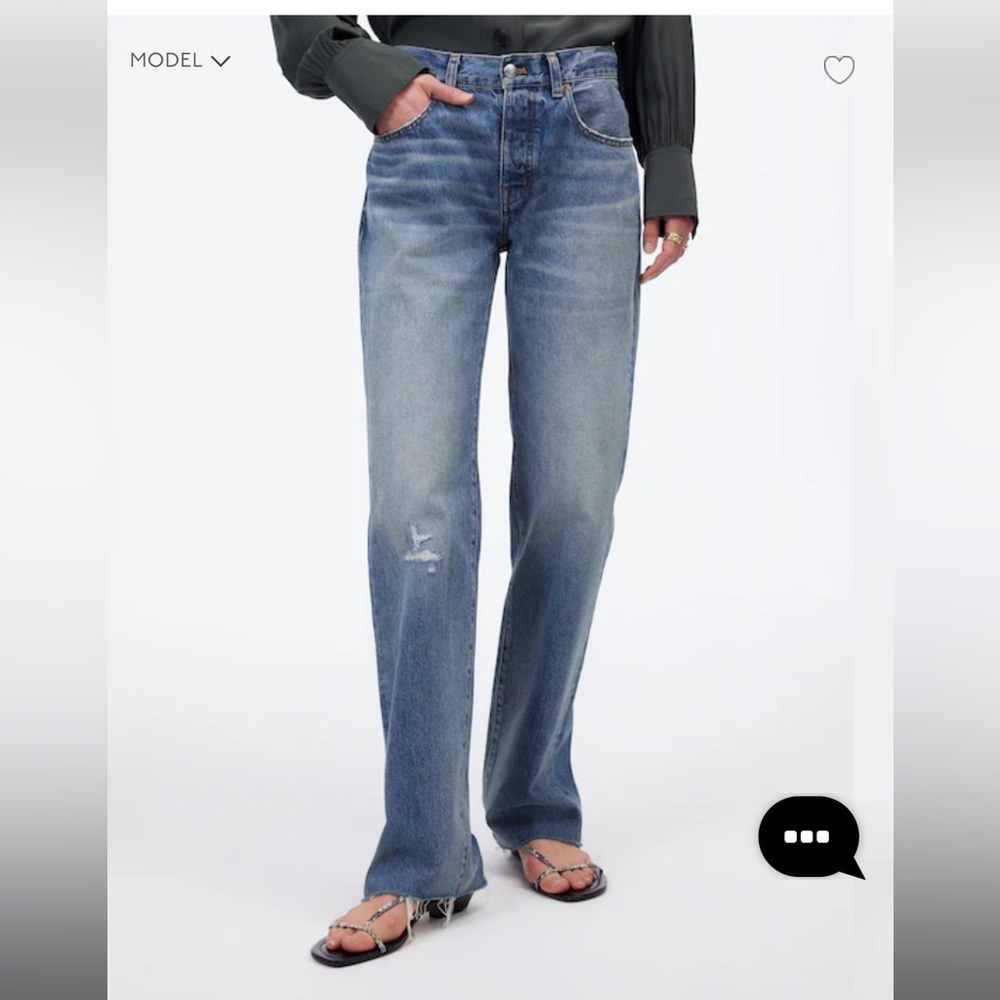 EUC Madewell | Dean Easy Straight Jean